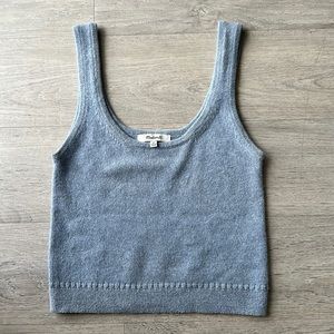 Madewell cropped sweater tank